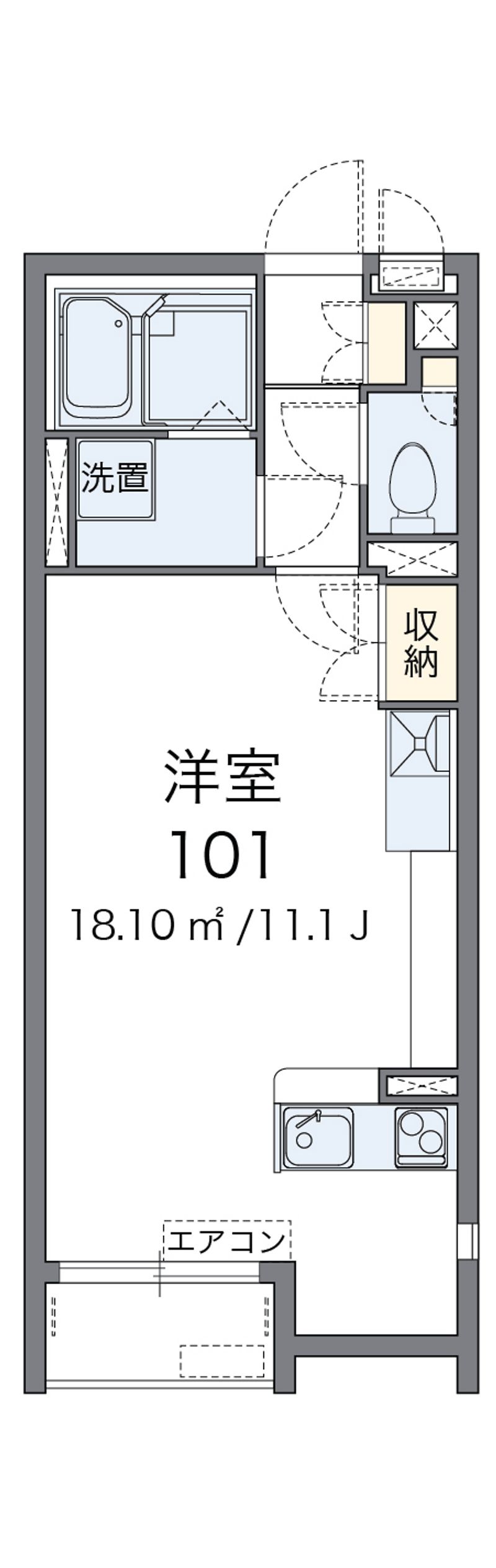 レオネクストサンシャインⅢ 間取図