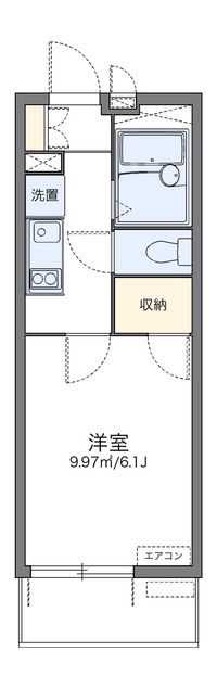 レオパレス大森南 間取り図