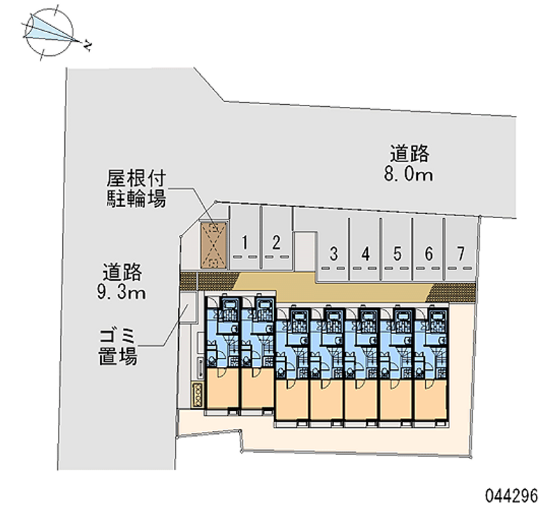 44296 bãi đậu xe hàng tháng