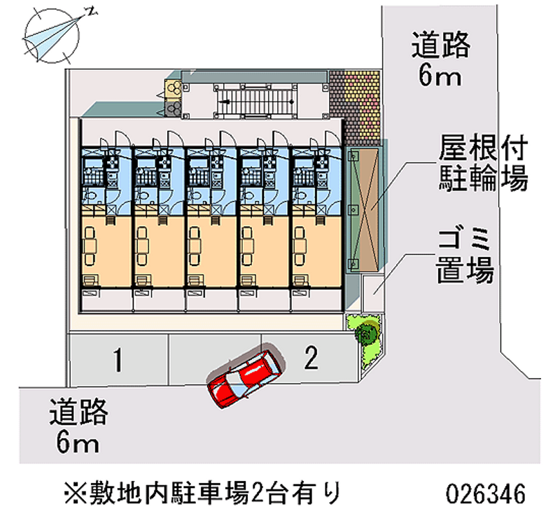 レオパレスグリーンハイツ 月極駐車場