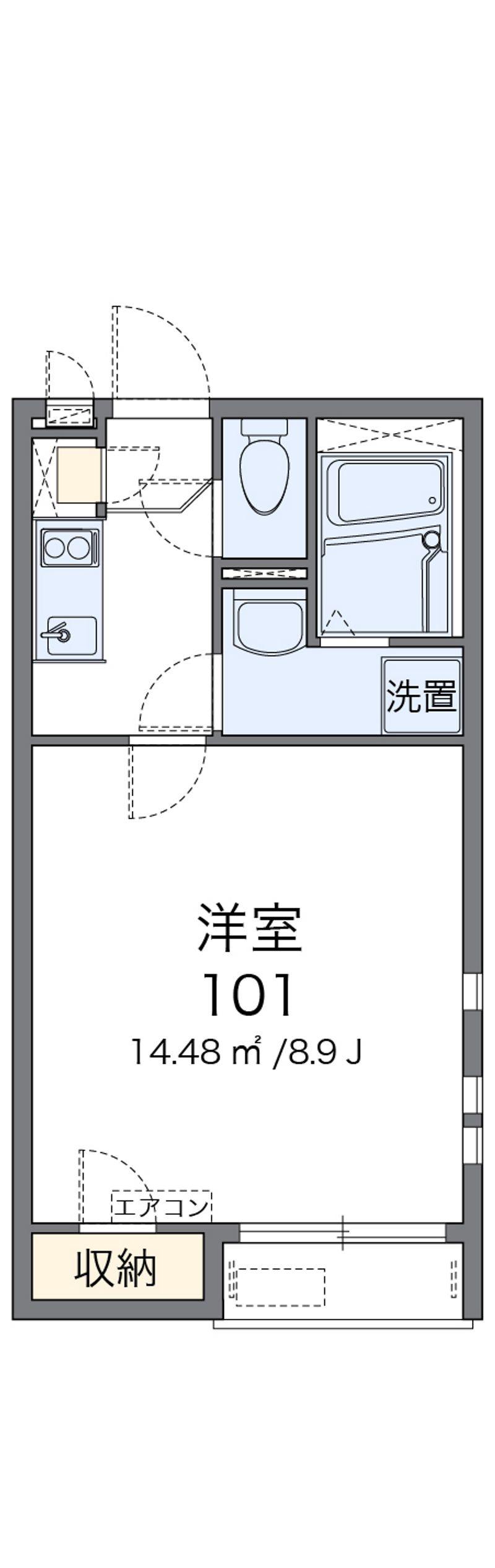 レオネクストキーファー 間取図