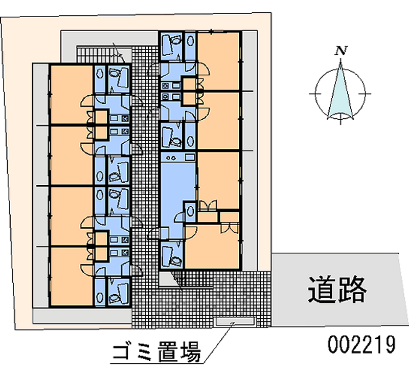 レオパレス西川口第２６ 区画図