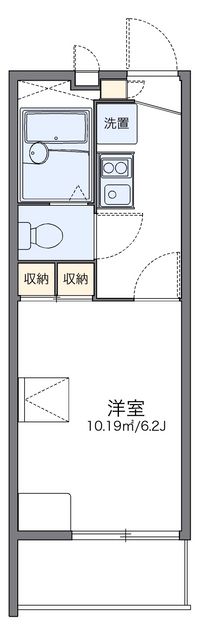 レオパレスグリーンハイツ 間取り図