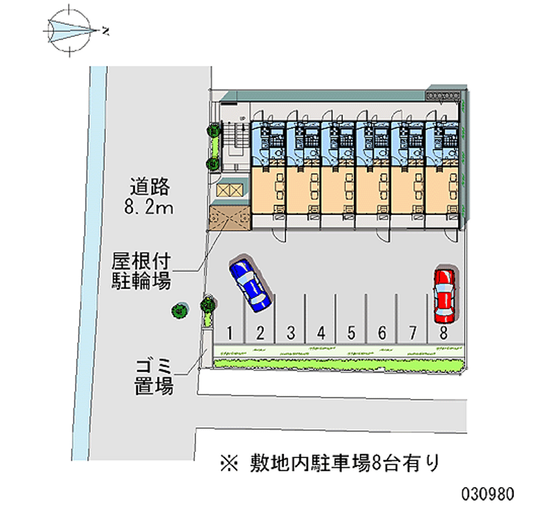 レオパレスアベンタ神武 月極駐車場