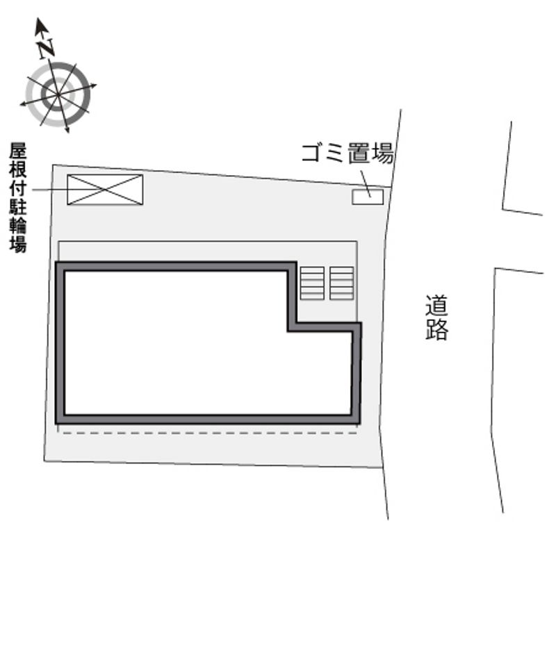 レオパレスさくら 配置図