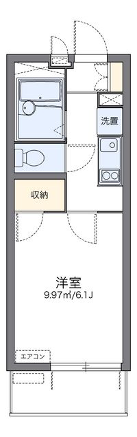 レオパレス吉祥院 間取り図