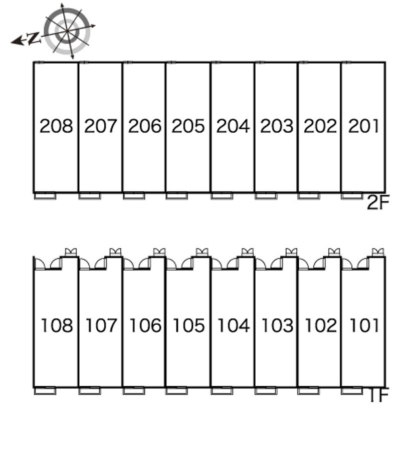 レオパレス鈴木 間取配置図