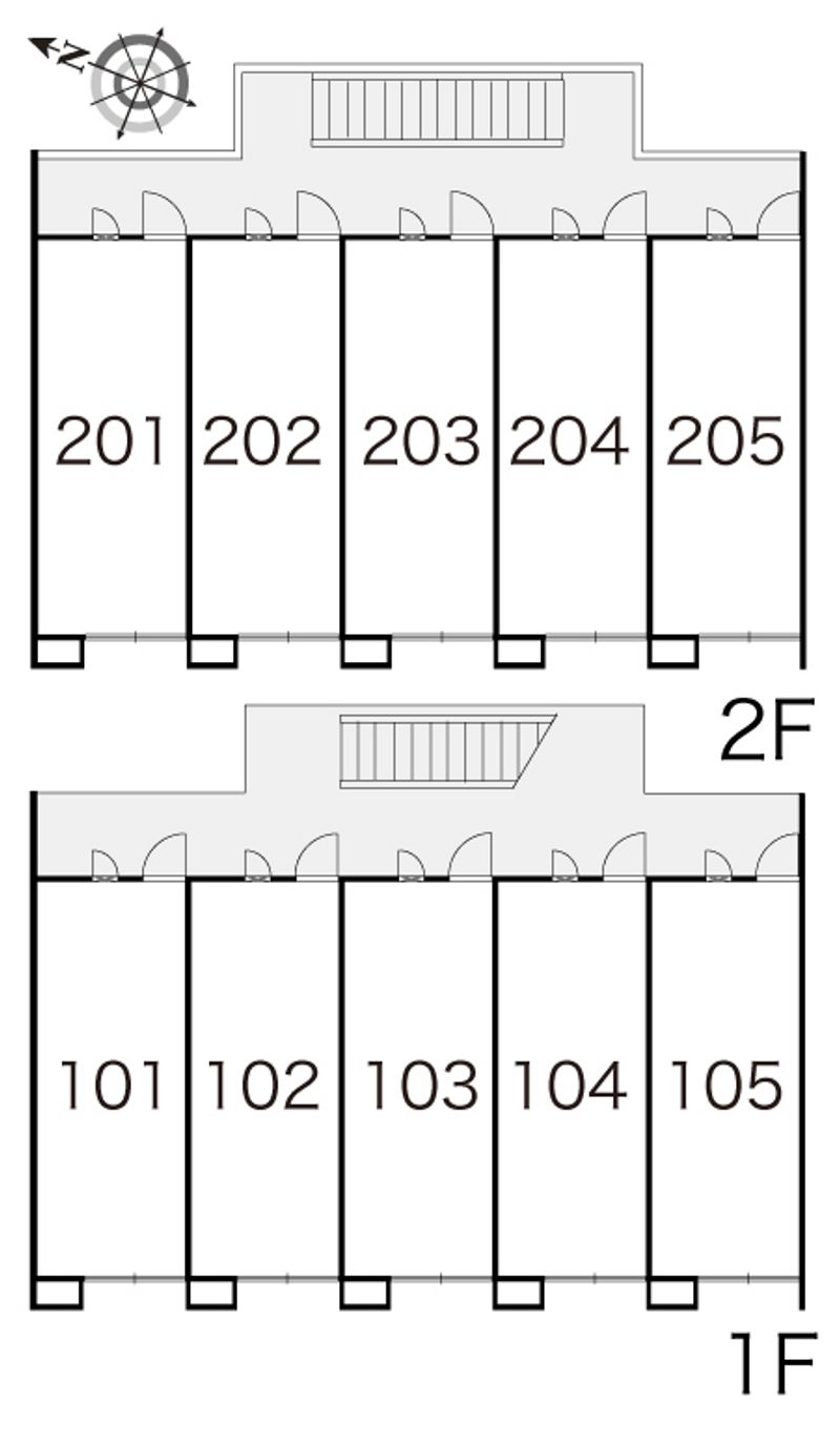 レオパレスＭＫ−１ 間取り配置図