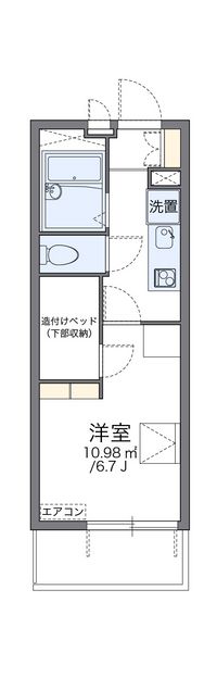 レオパレス森ノ宮中央 間取り図