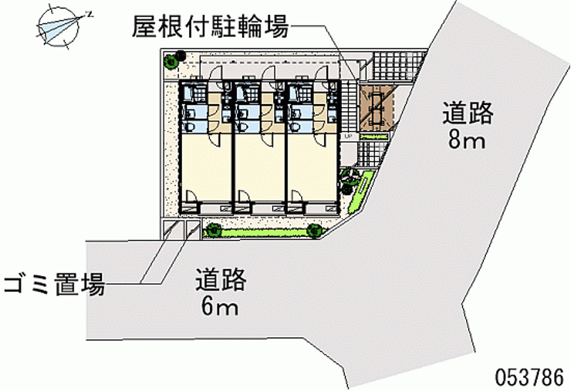 レオネクストウィステリア築地 区画図