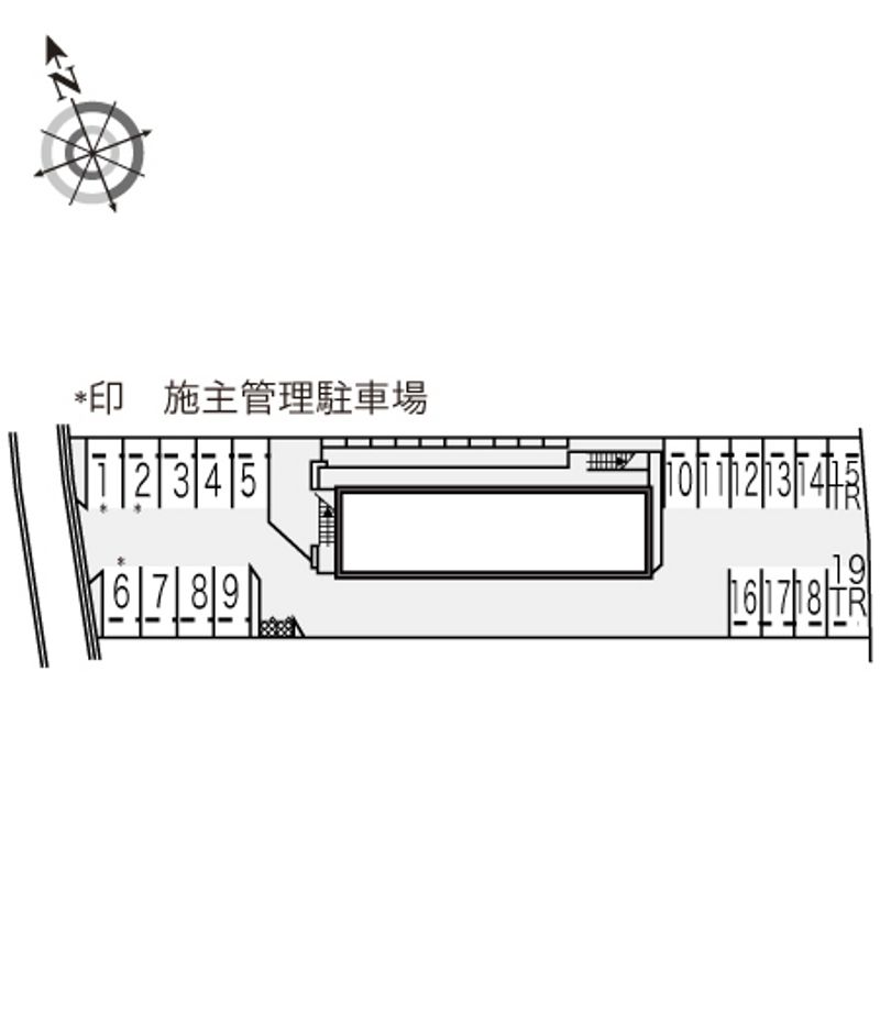 レオパレスルミエール 配置図