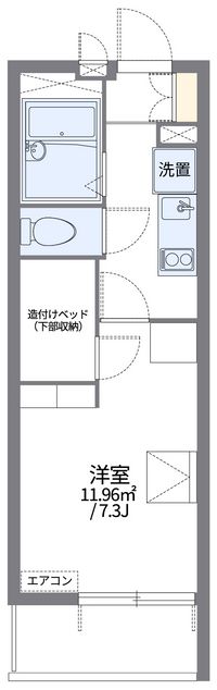 レオパレス幸 間取り図