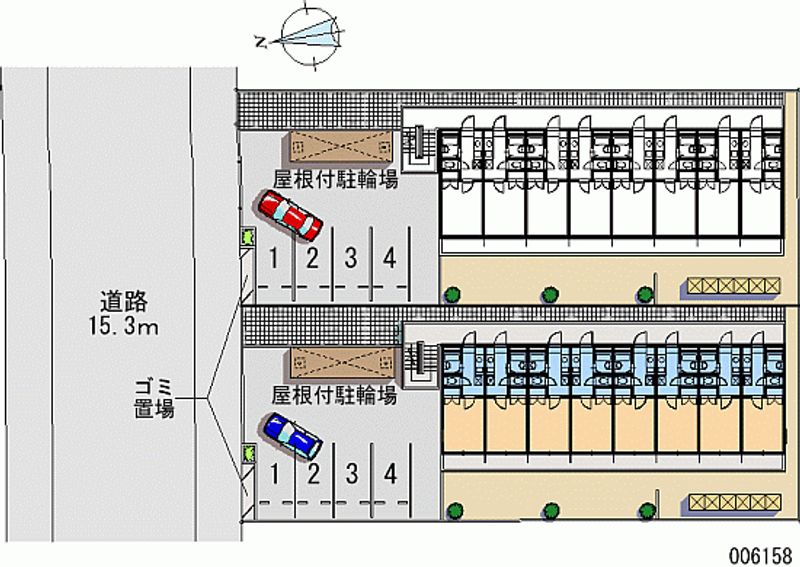 レオパレス川手町Ｂ 月極駐車場