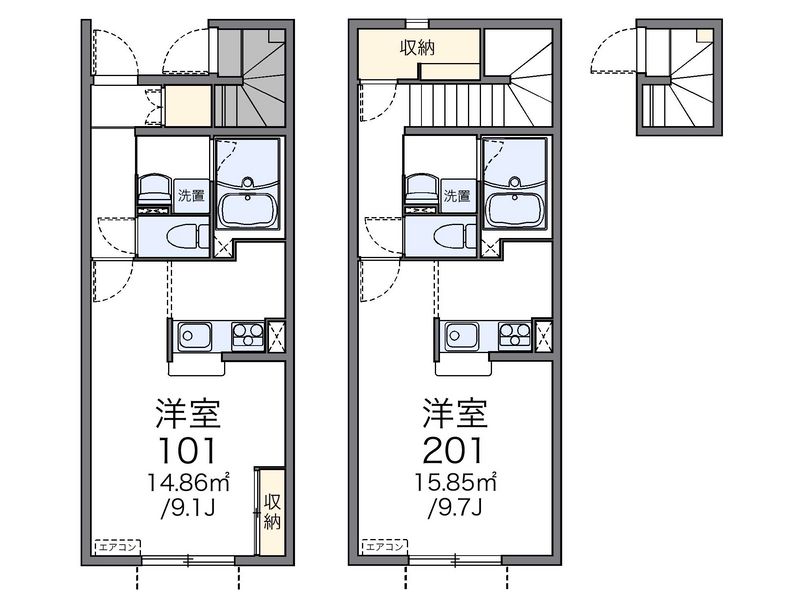 レオネクスト日新敦賀 間取図