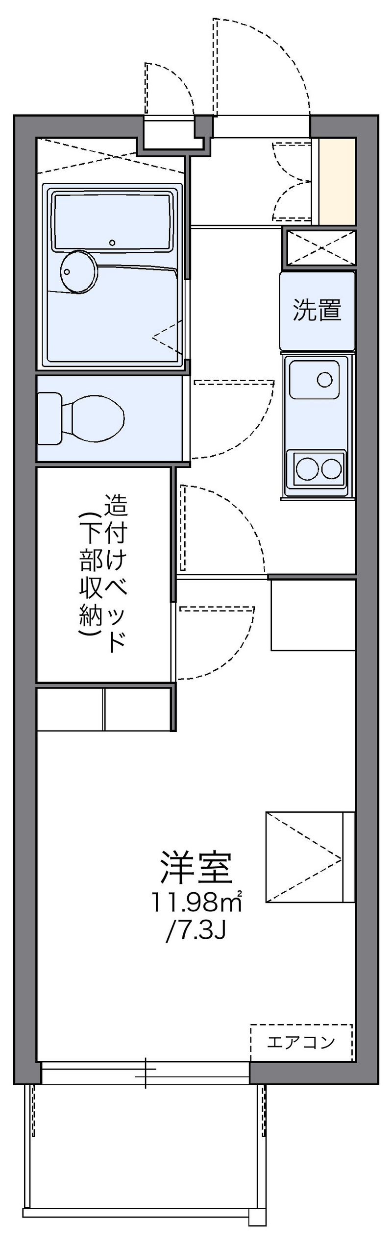 レオパレスウィンヒル 間取り