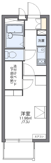 レオパレスウィンヒル 間取り図