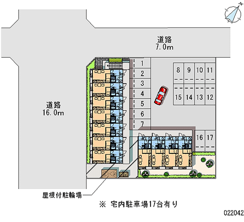 22042 Monthly parking lot