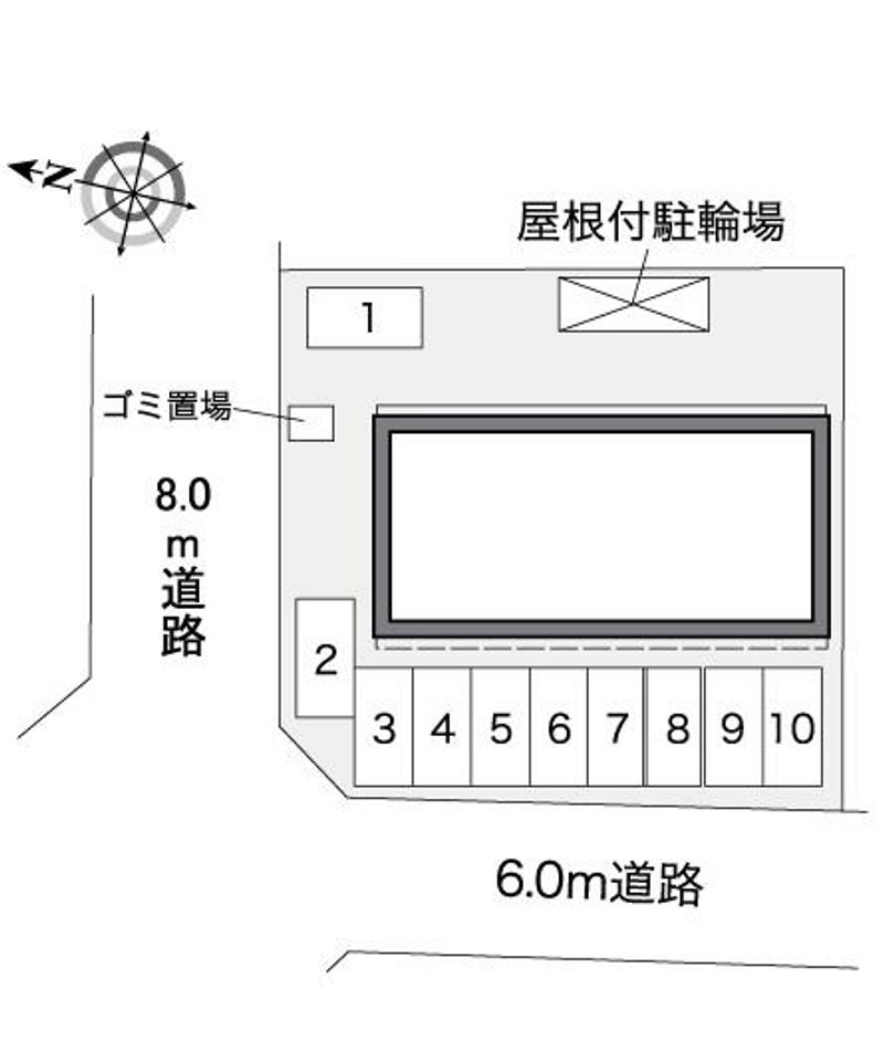 レオパレスルクソール 配置図