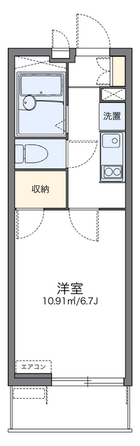 レオパレスセントピア 間取り図