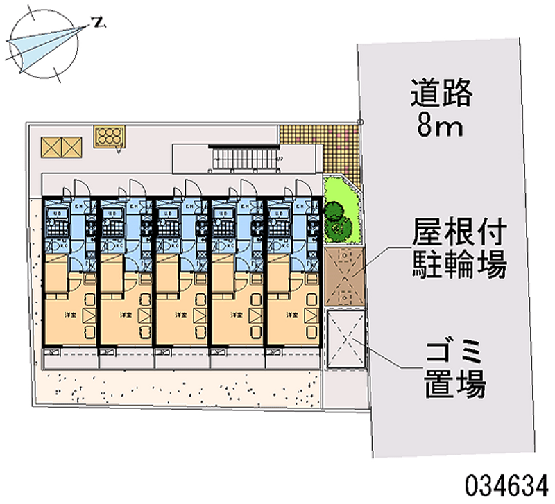 レオパレスクリンゲル 区画図