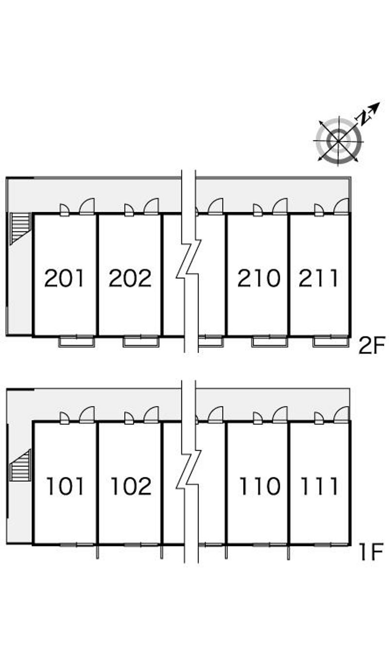 レオパレストーイ 間取配置図