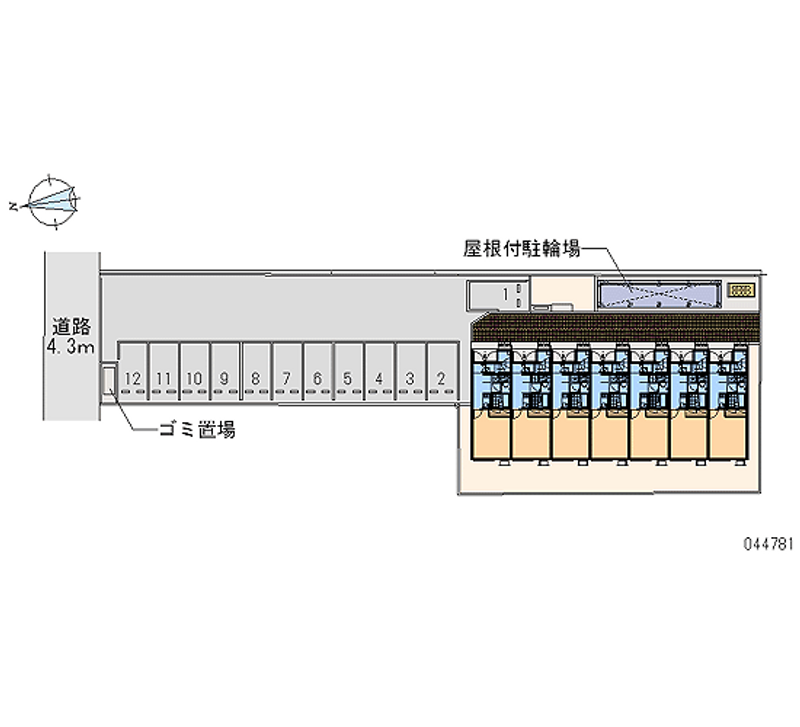 44781 bãi đậu xe hàng tháng