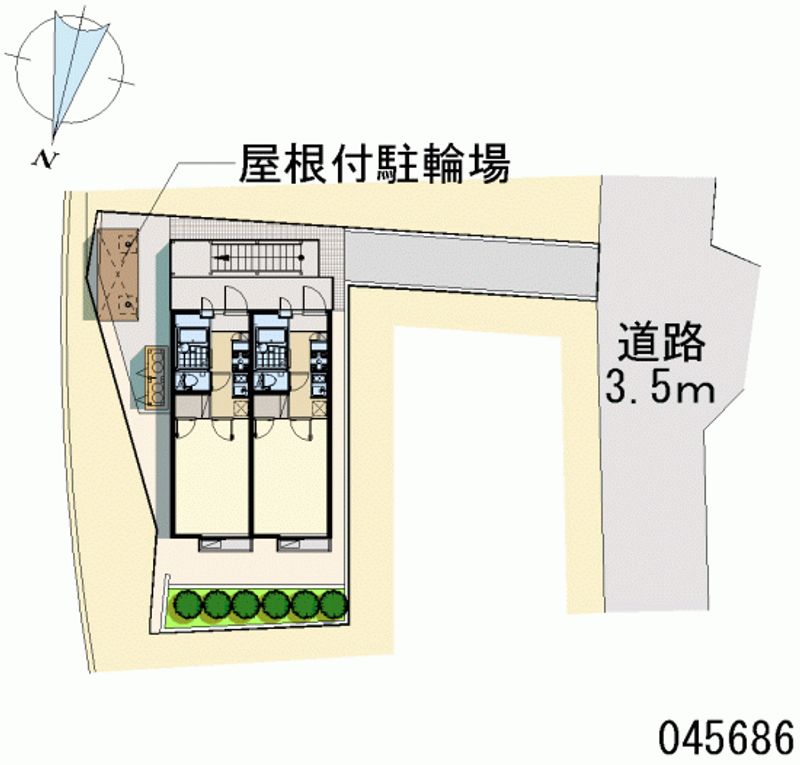 レオパレスカサ　ヴェルデ 区画図