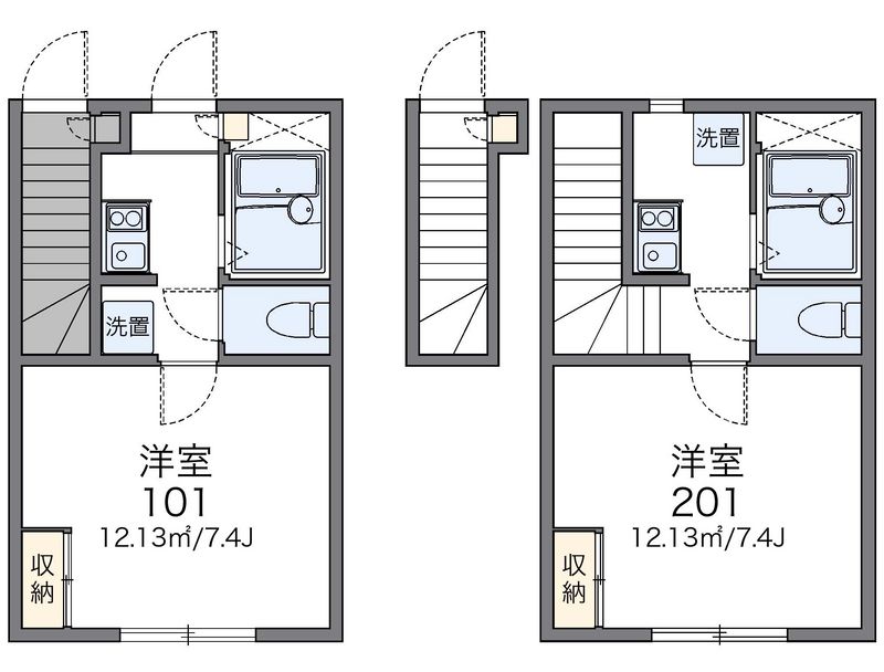 レオネクストまるはち 間取図