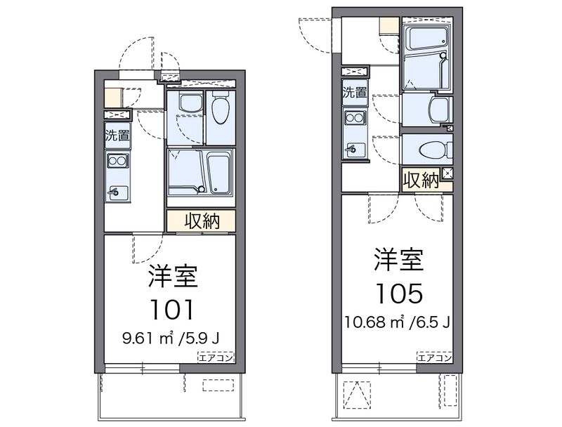 クレイノ翔花 間取図