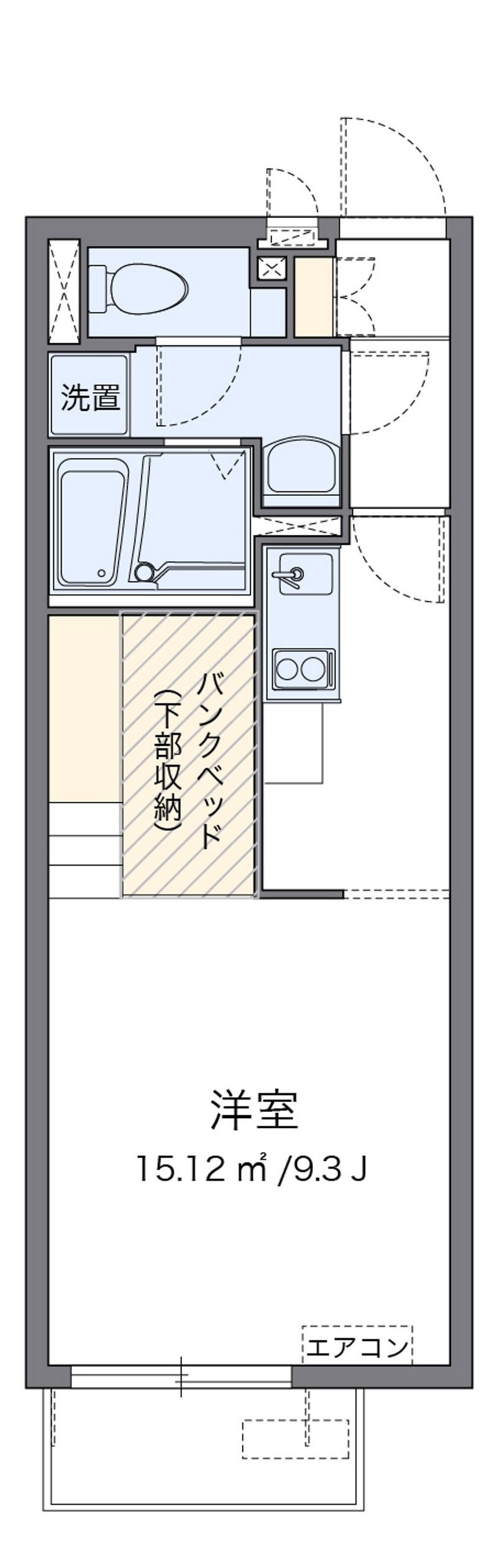 ミランダＹＫ月見台 間取図