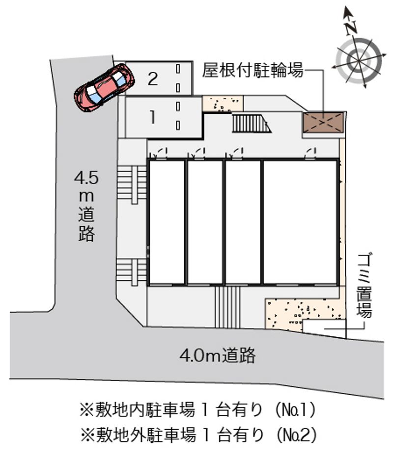 クレイノテラスハウス 配置図