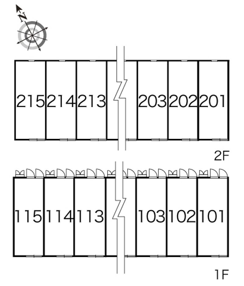 レオパレスカサブランカ 間取配置図