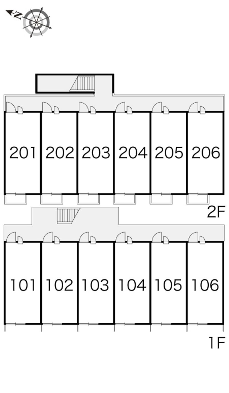 レオパレスＡヴィレッジ 間取配置図