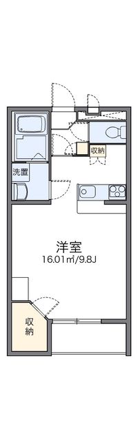 レオパレスヴェルドミール大和 間取り図