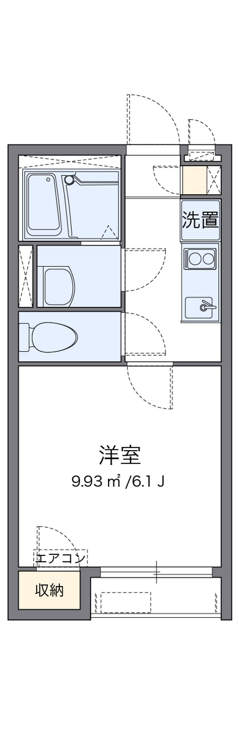 クレイノサンアクール 間取図