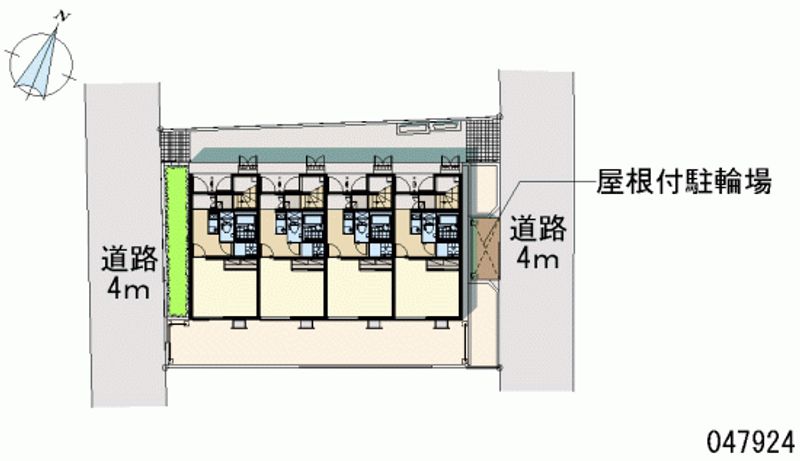 レオネクストブラン　ブルー 区画図