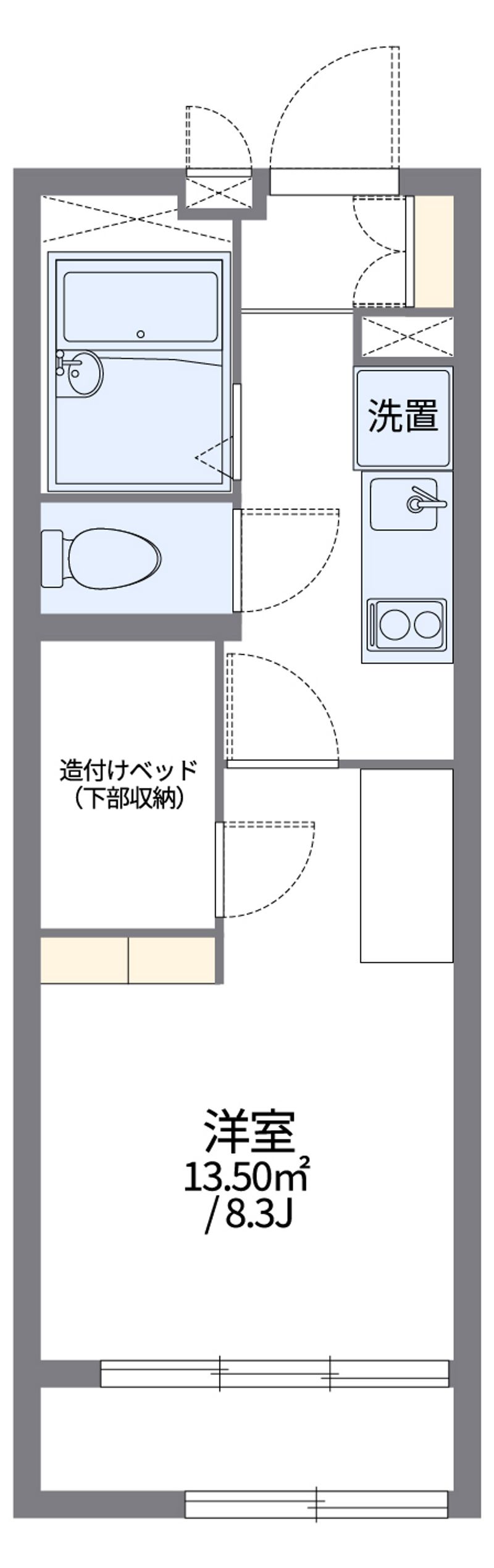 レオパレスリバーポイント小岩Ⅱ 間取図