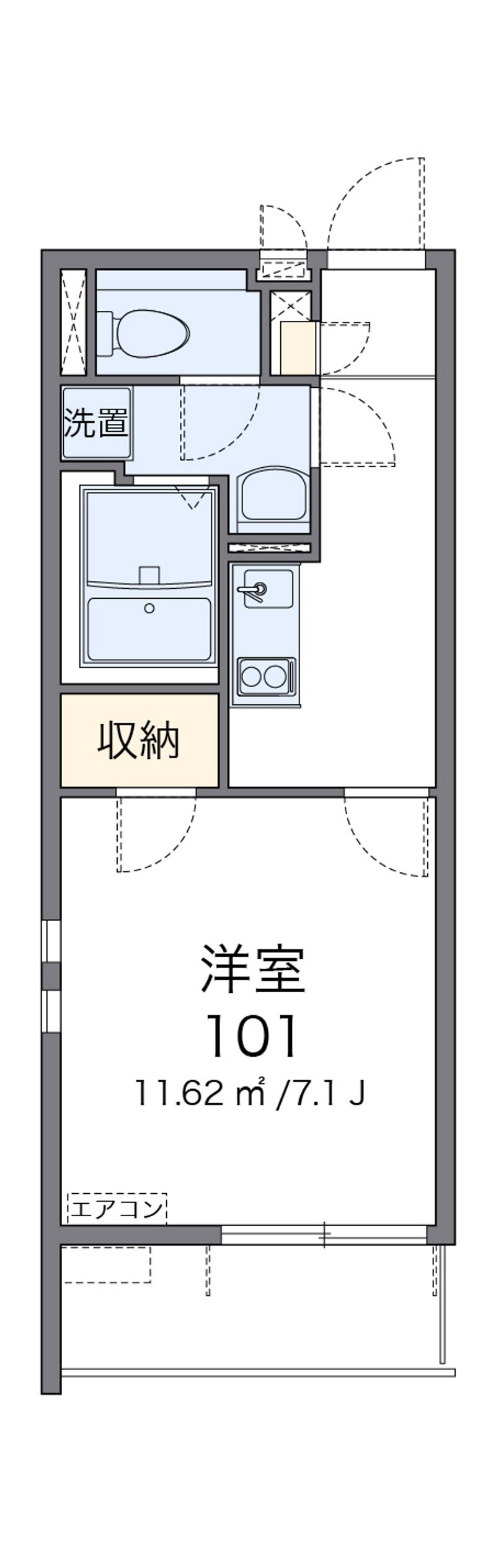 クレイノＴｏｗａ 間取図