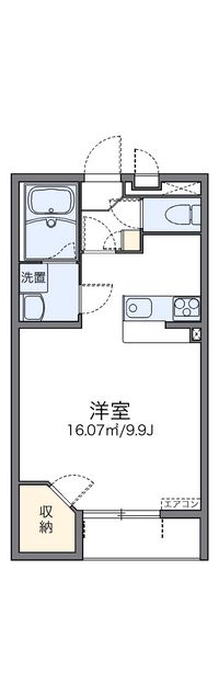 レオネクストツインクルしだみＢ 間取り図