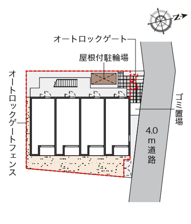 レオネクストエスペランサ扇大橋 配置図