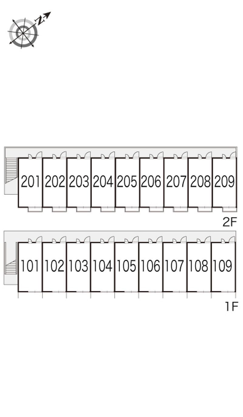 レオパレスＲｙｏｕ 間取配置図