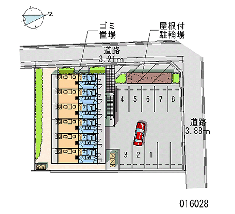 16028 Monthly parking lot