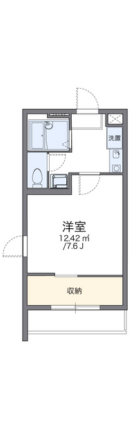 レオパレス柿ノ木 間取り図