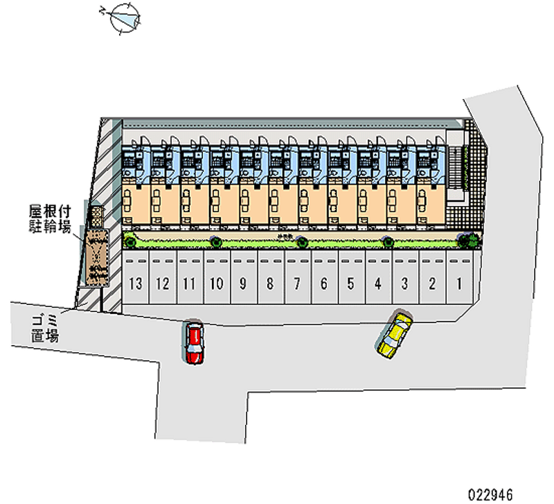 22946 Monthly parking lot