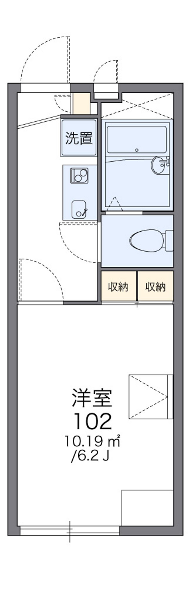 レオパレスＴａｋａｒａｚｕｋａ 間取図