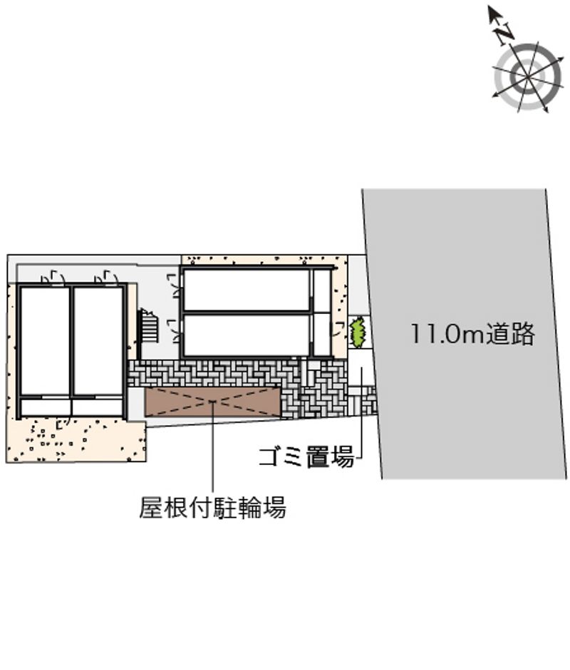クレイノのぞみＡ 配置図