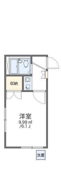 レオパレス矢田第３ 間取り図