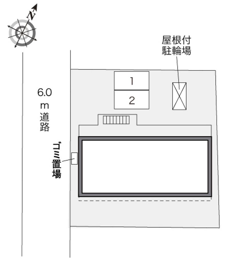 レオパレスβ 配置図