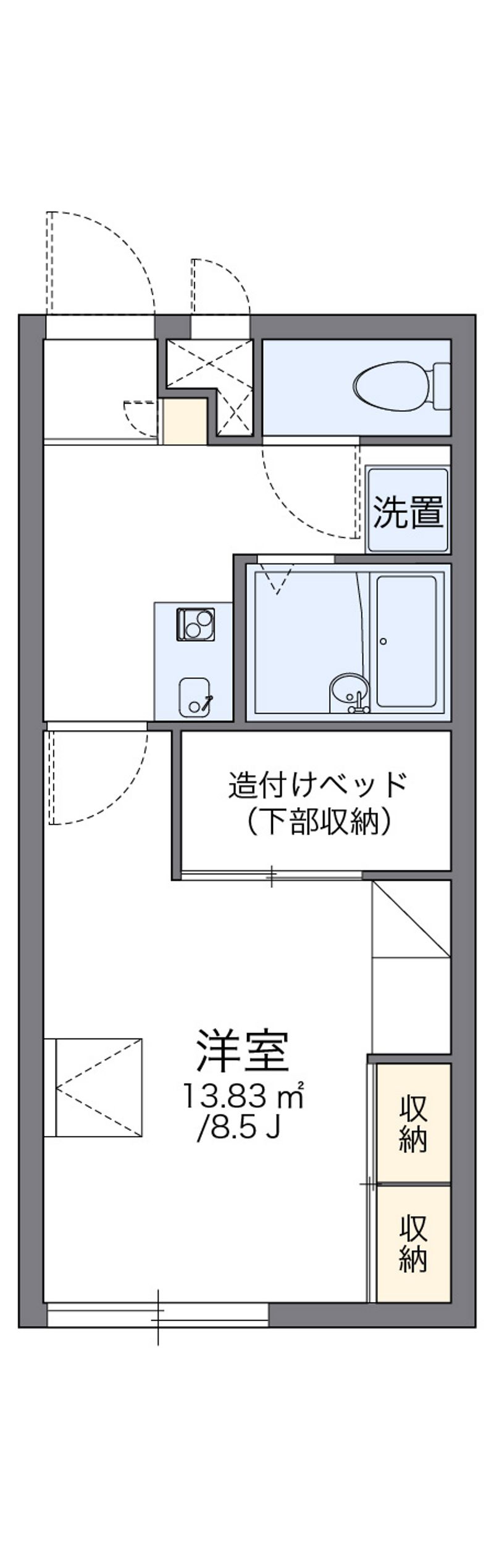 レオパレス美原Ⅰ 間取図
