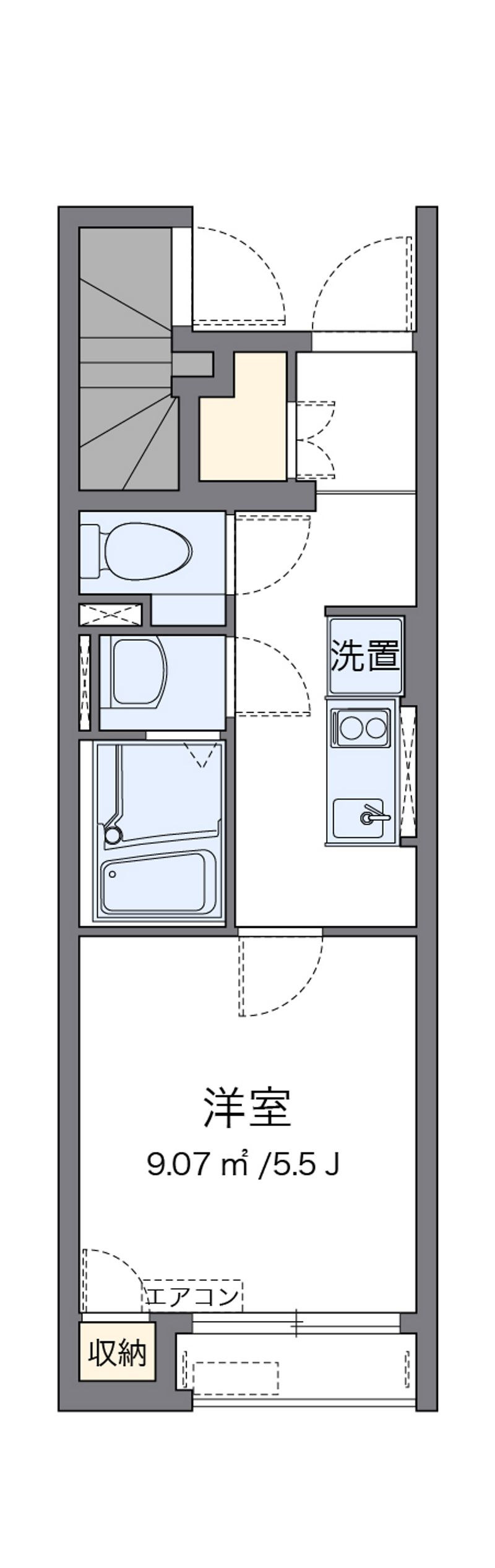 クレイノフレグラントオリーブ 間取図